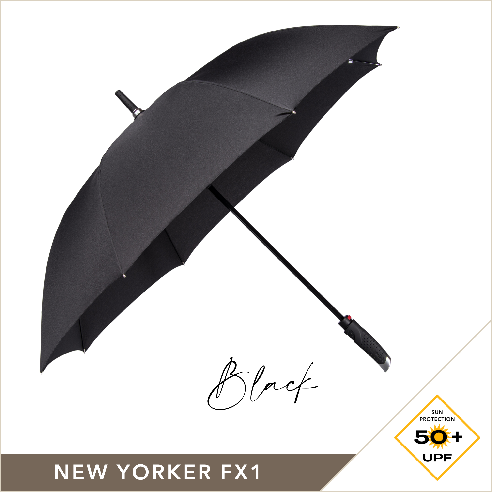 LifeTek New Yorker FX1 - Full Size Automatic Golf Umbrella