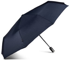 LifeTek Windproof Travel Umbrella - Compact, Automatic, Wind Resistant, Strong and Portable - Small Folding Backpack Umbrella for Rain perfect for Men and Women - FX1 42 inch Navy Blue lifetek.com