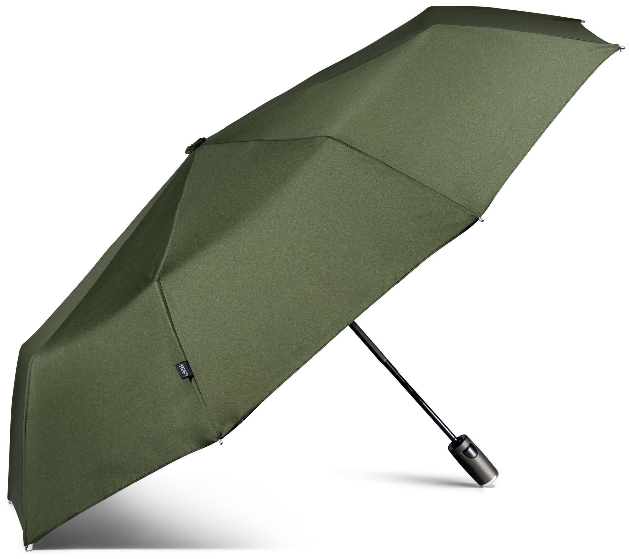 LifeTek Windproof Travel Umbrella - Compact, Automatic, Wind Resistant, Strong and Portable - Small Folding Backpack Umbrella for Rain perfect for Men and Women - FX1 42 inch Green lifetek.com